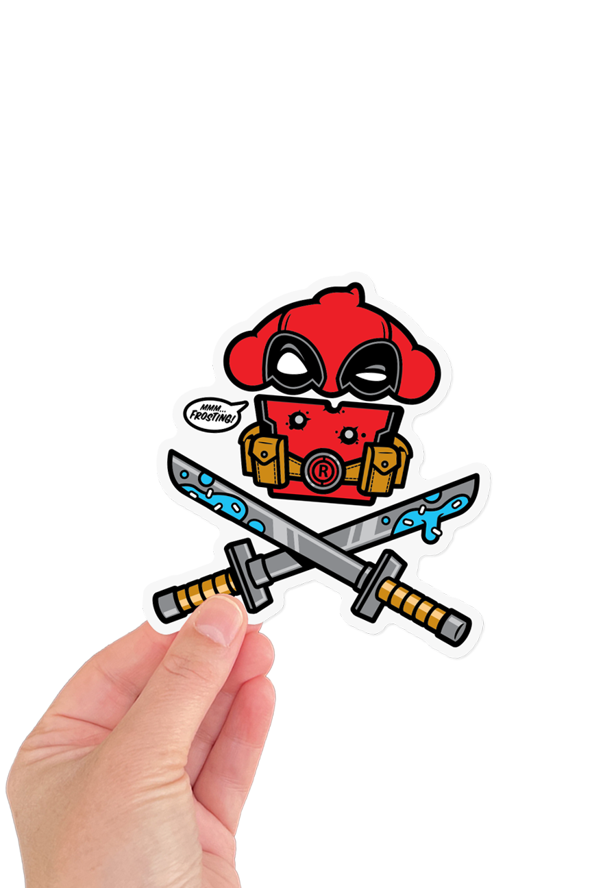 STICKER - Mercenary Crossbones