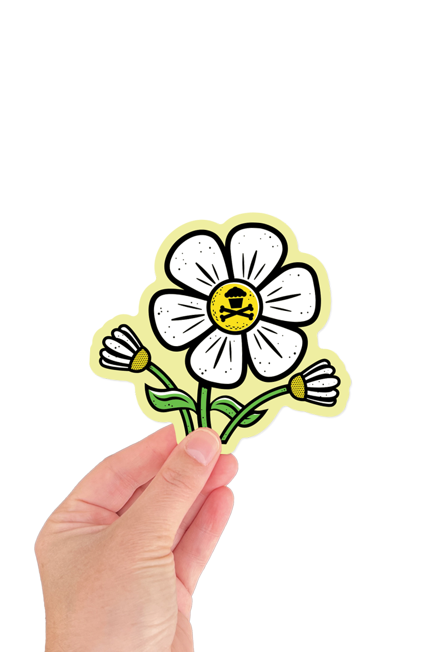 STICKER - Yellow Daisy Desserts
