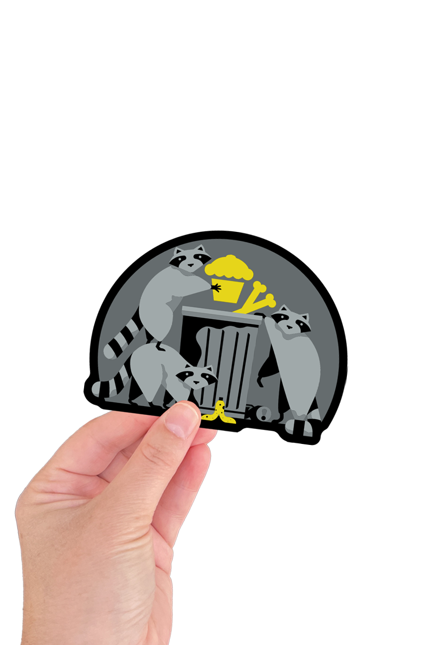 STICKER - Raccoon