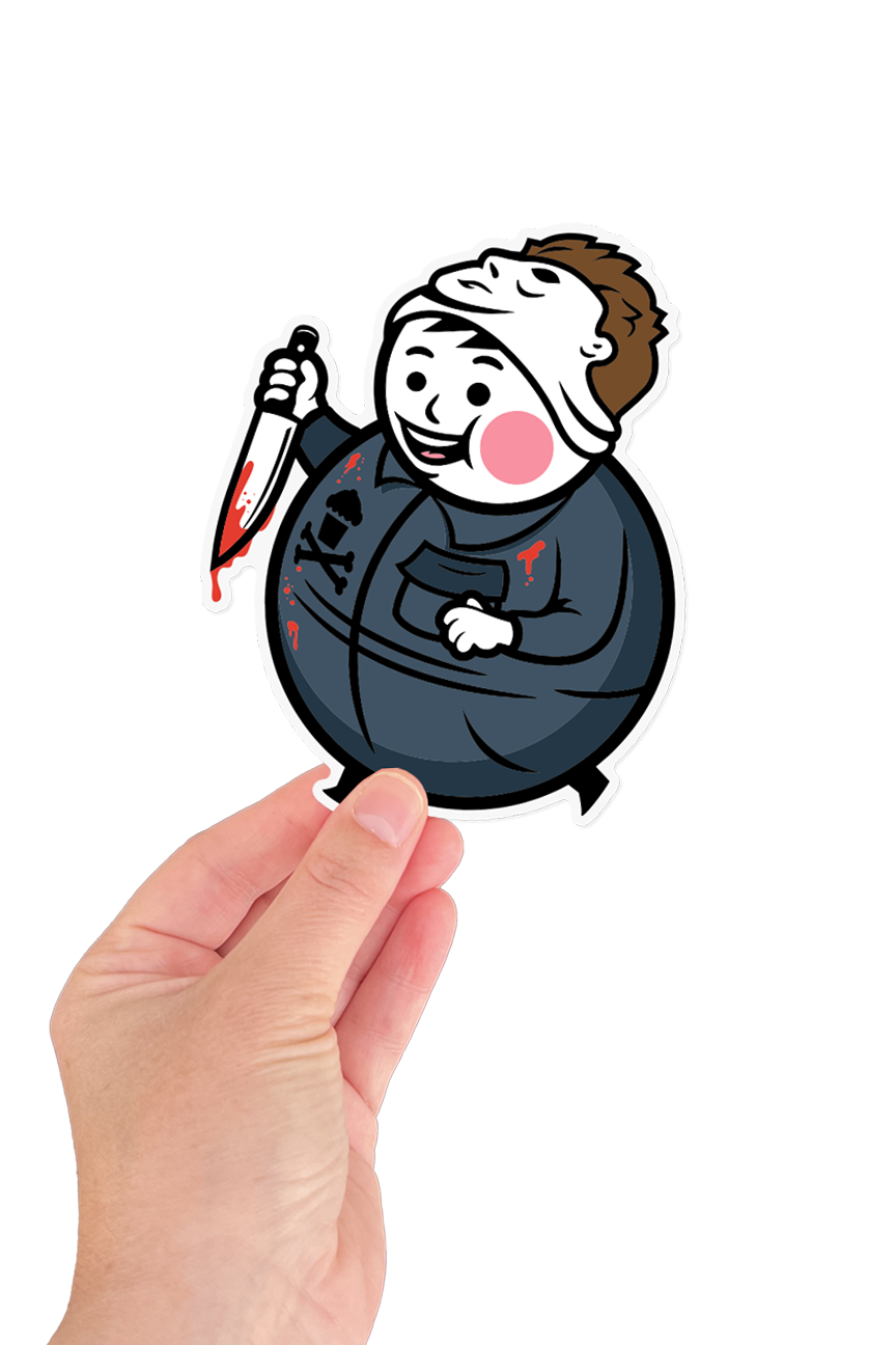 6 STICKER BUNDLE - Horror Big Kids