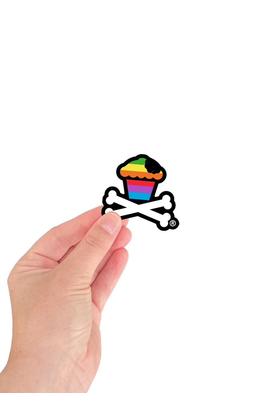 MINI STICKER - Byte Crossbones