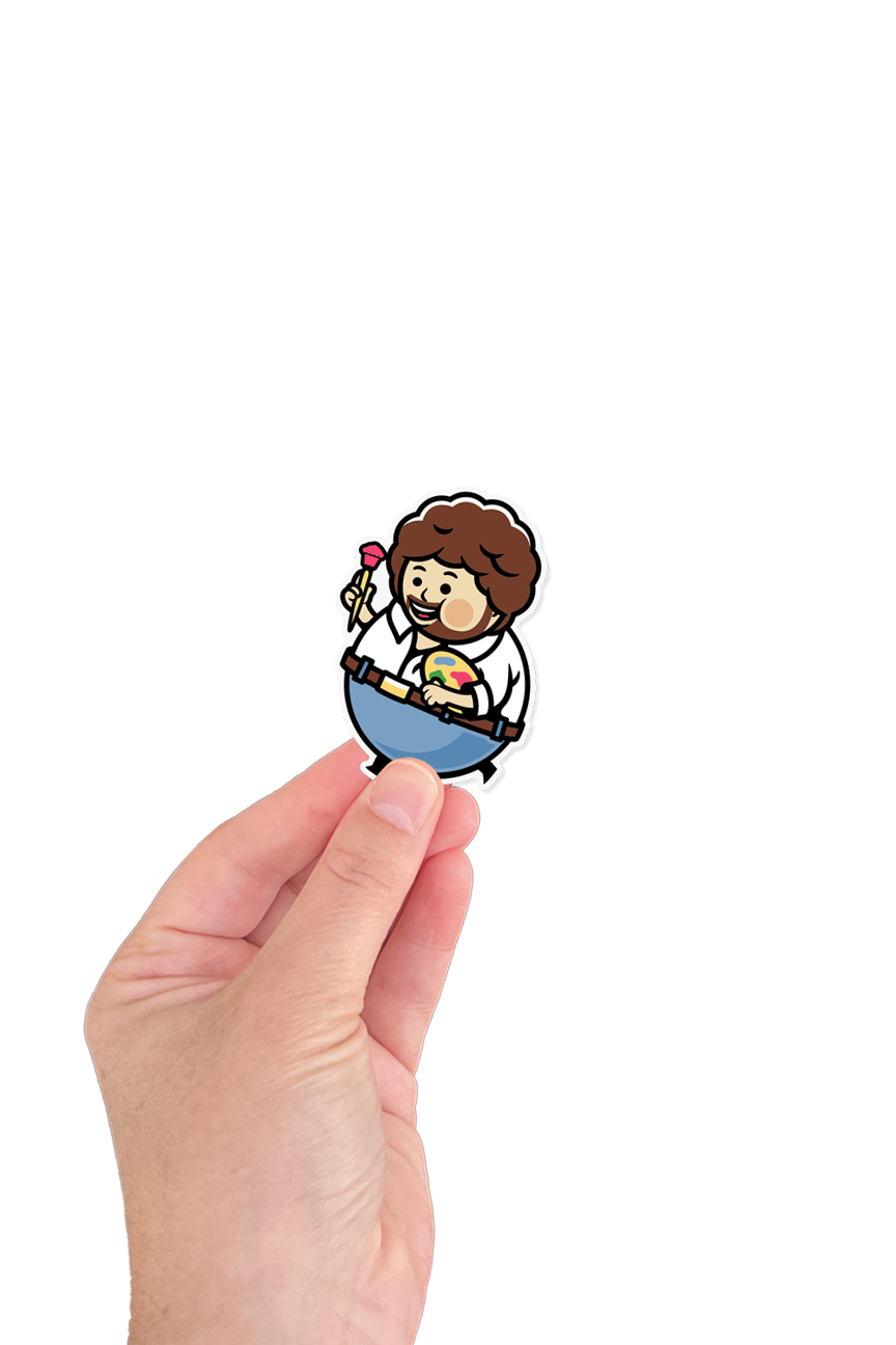 MINI STICKER - Happy Little Painter Big Kid