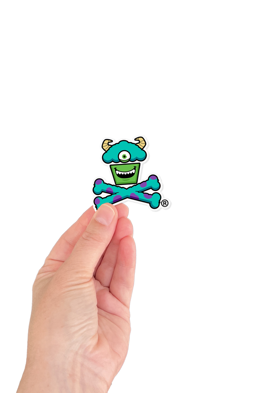 MINI STICKER - Monsterous Crossbones