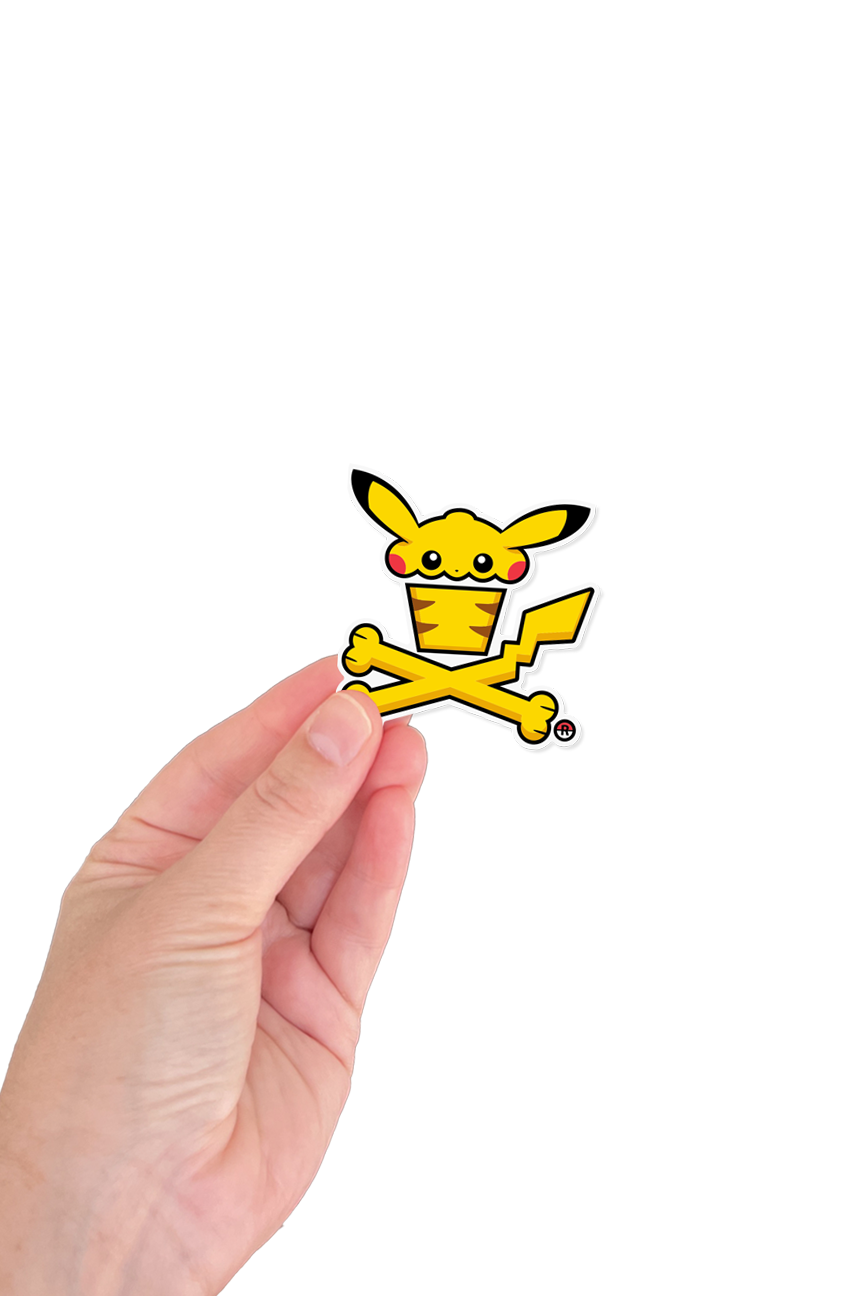 MINI STICKER - Peekaboo Crossbones