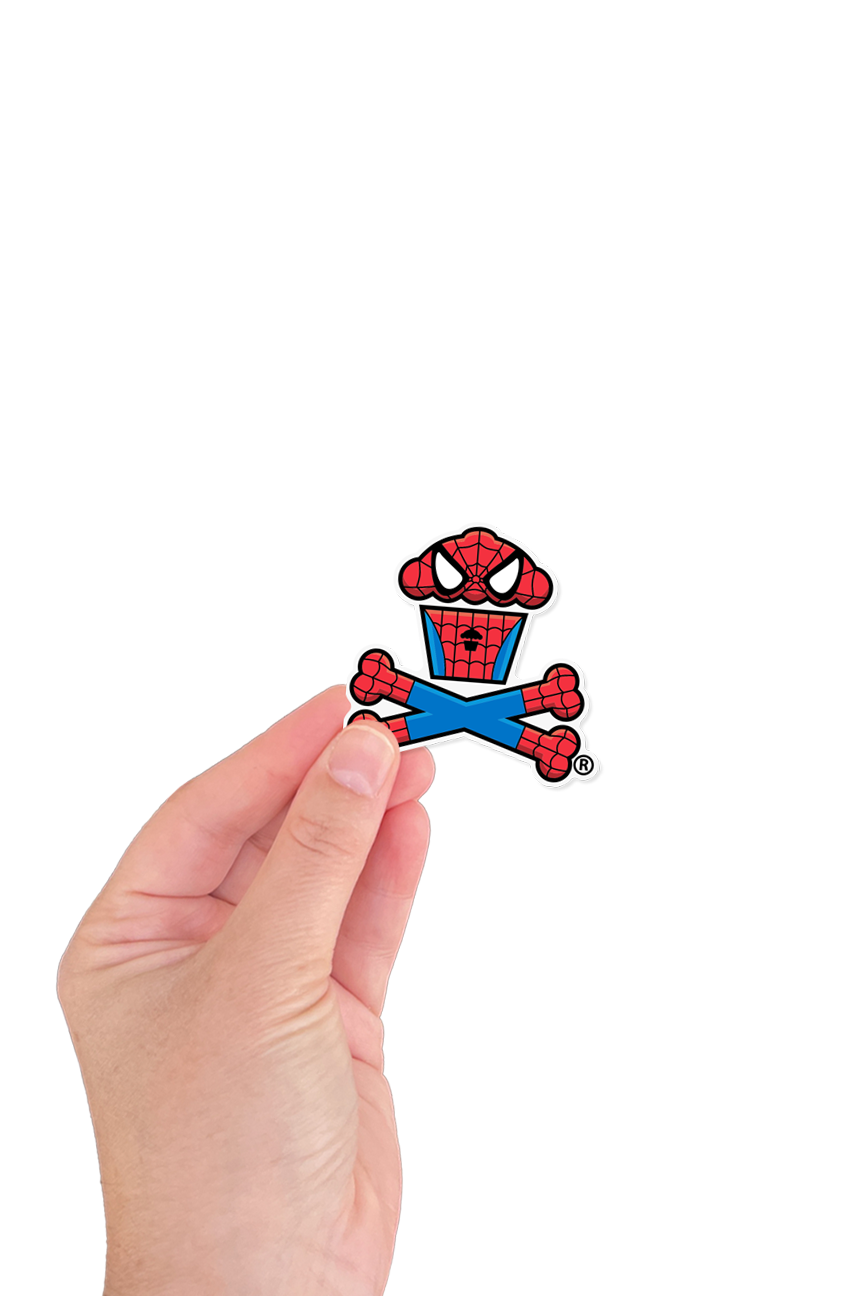 MINI STICKER - Arachnid Crossbones