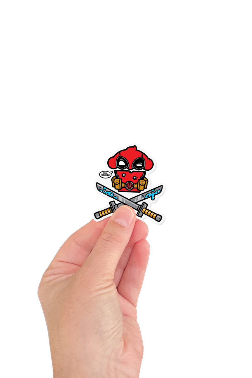 MINI STICKER - Mercenary Crossbones