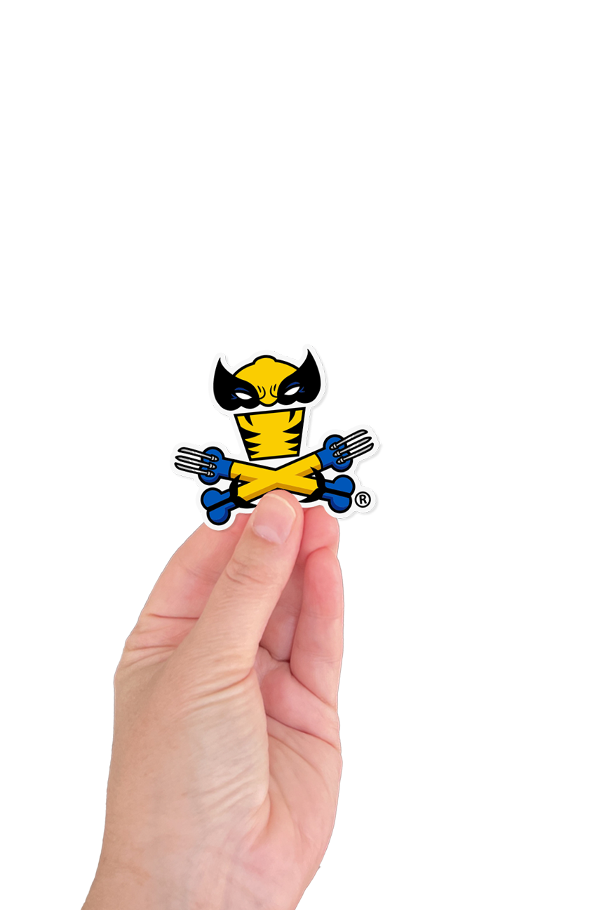 MINI STICKER - Claw Crossbones
