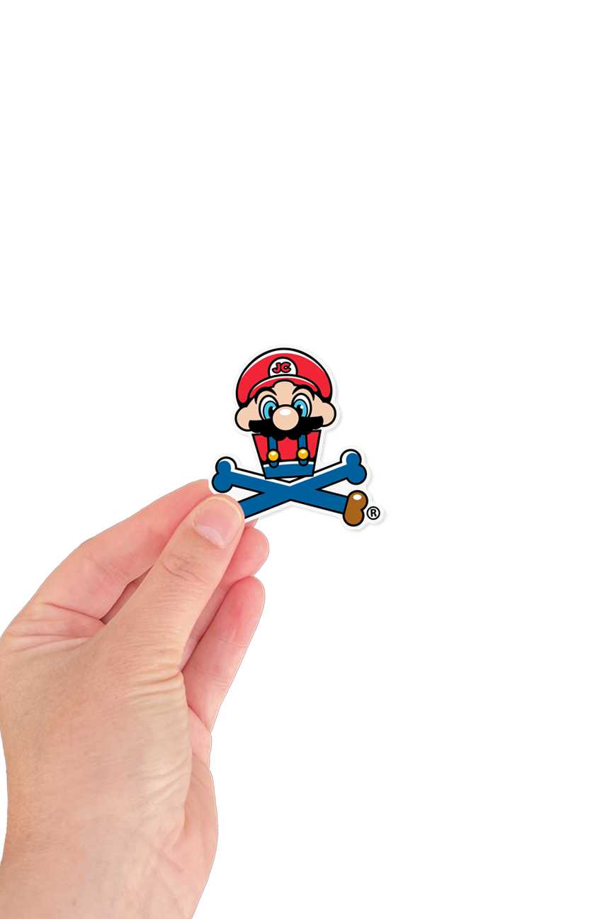 MINI STICKER - Let's-A-Bake Crossbones