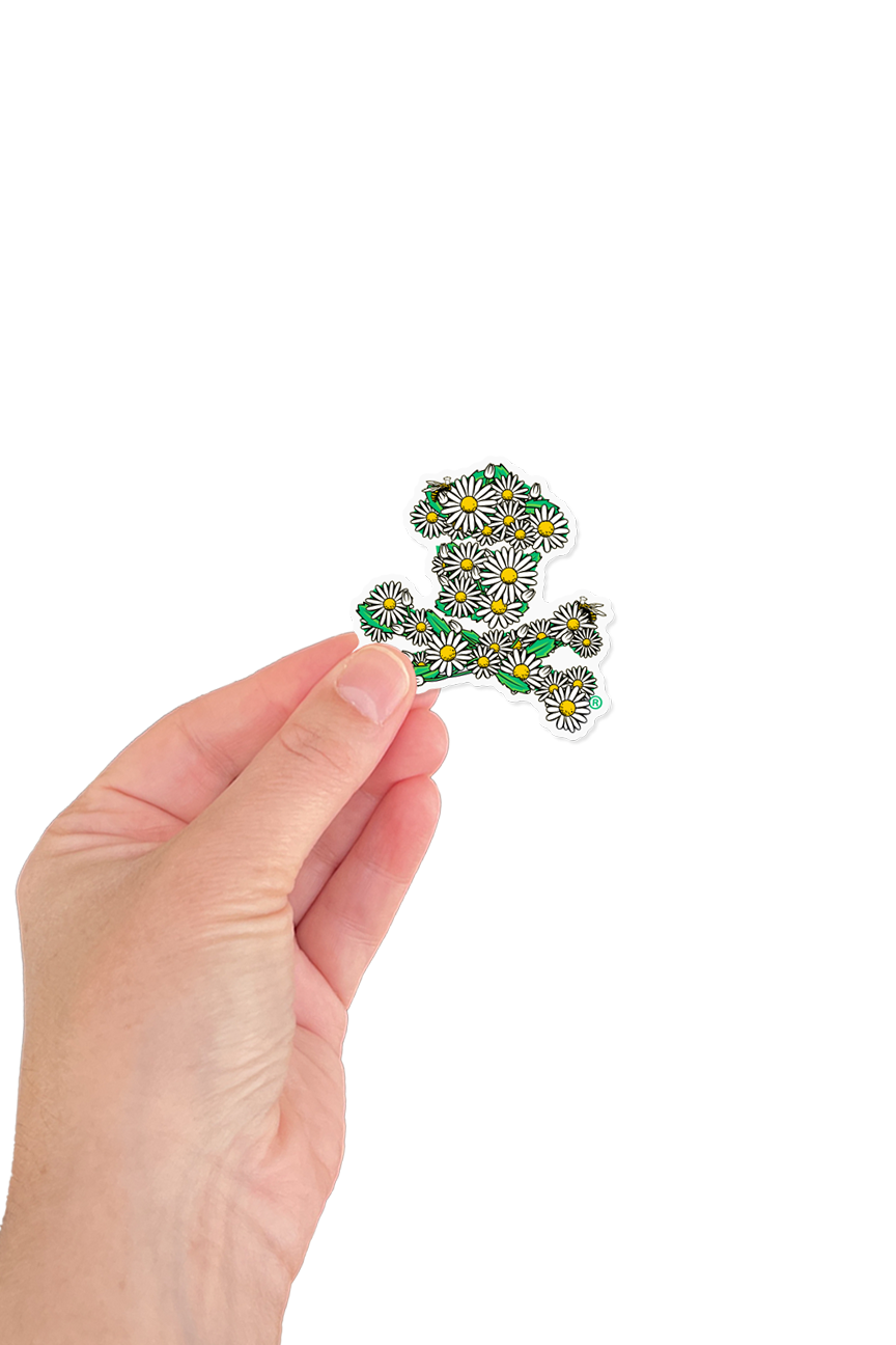 MINI STICKER - Daisy Crossbones