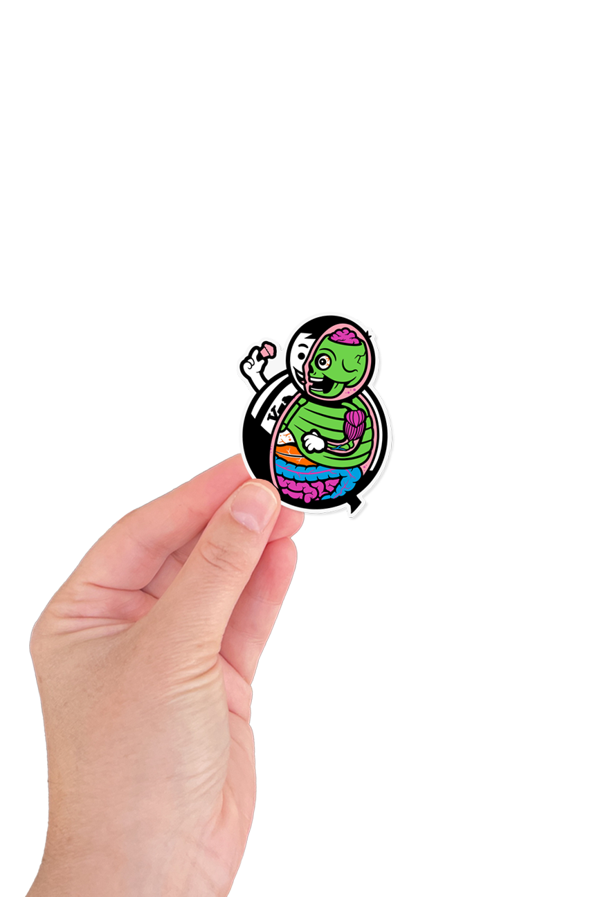 6 MINI STICKER BUNDLE - Str-EAT-wear
