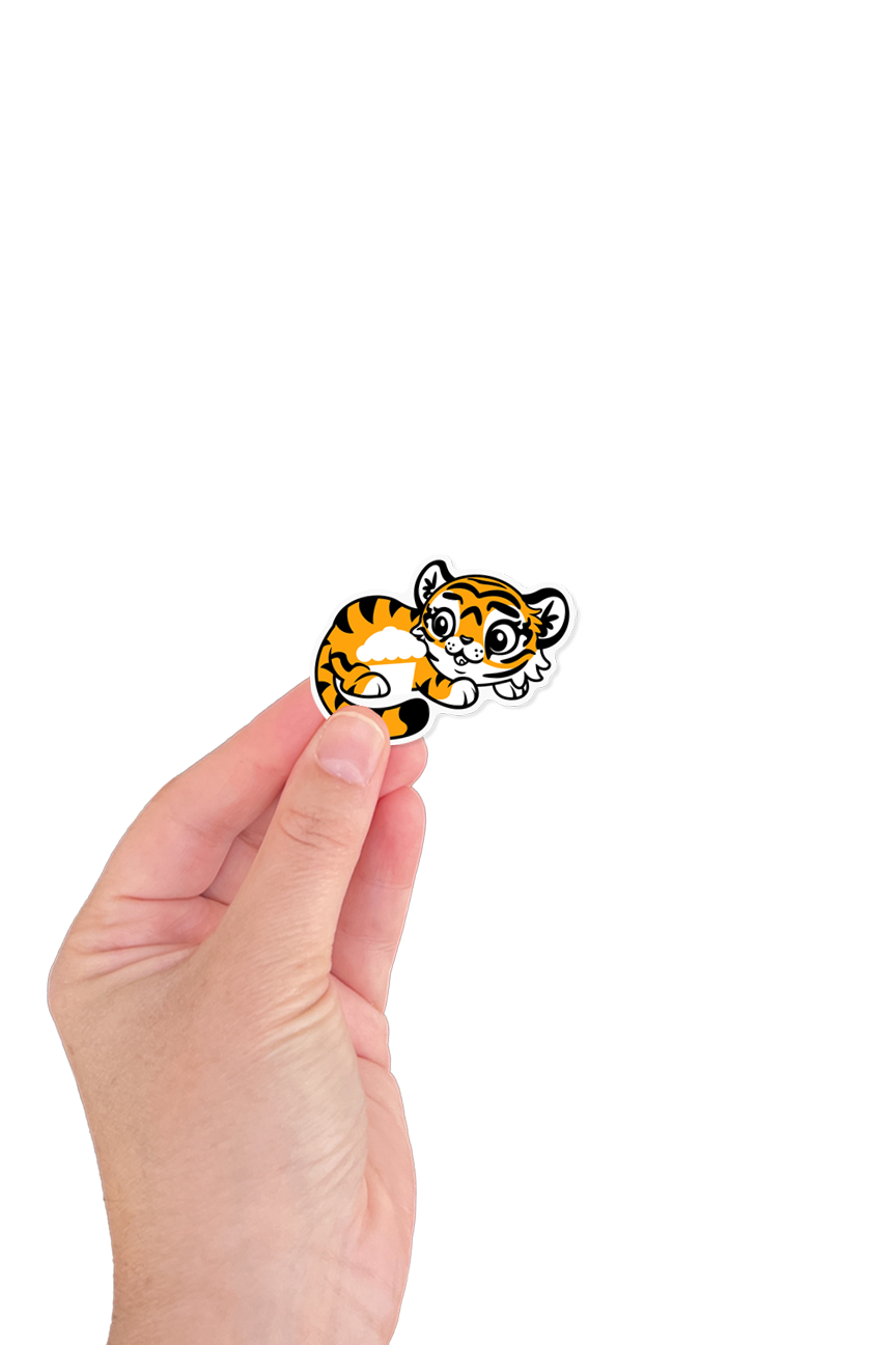 MINI STICKER - Tiger