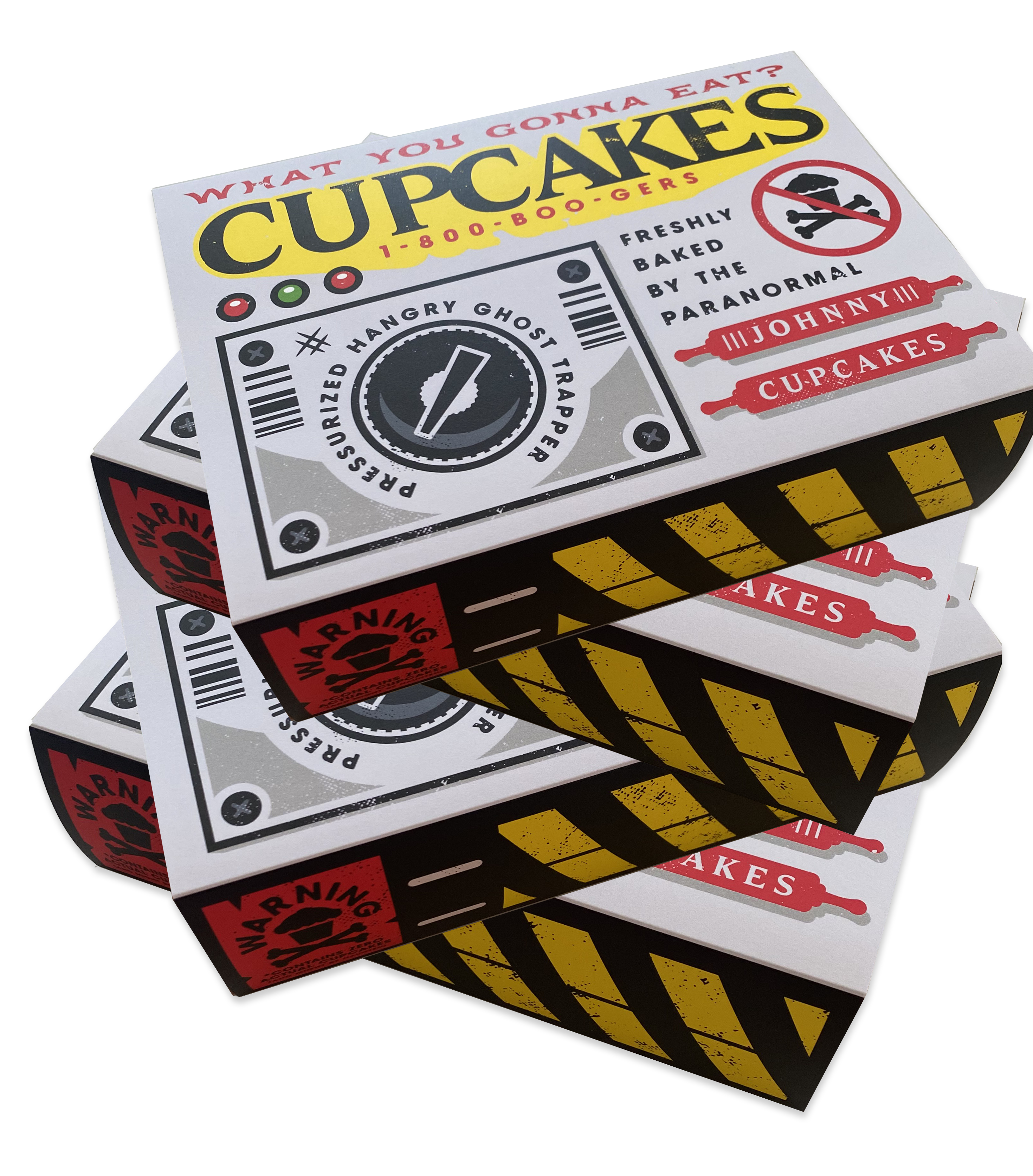 Cakebusters Bundle Deal - 4 Tees w/ Stickers + Packaging