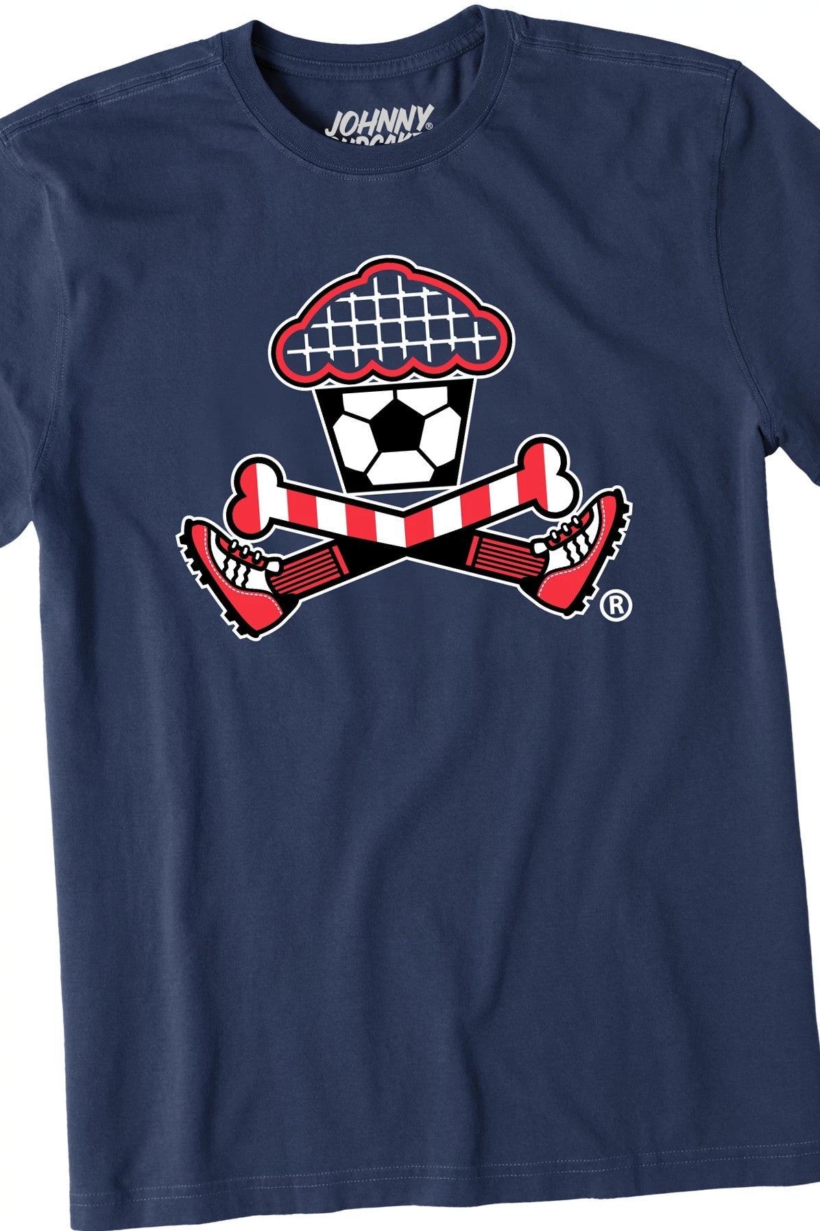 Men's Soccer Crossbones Short Sleeve Premium Tee