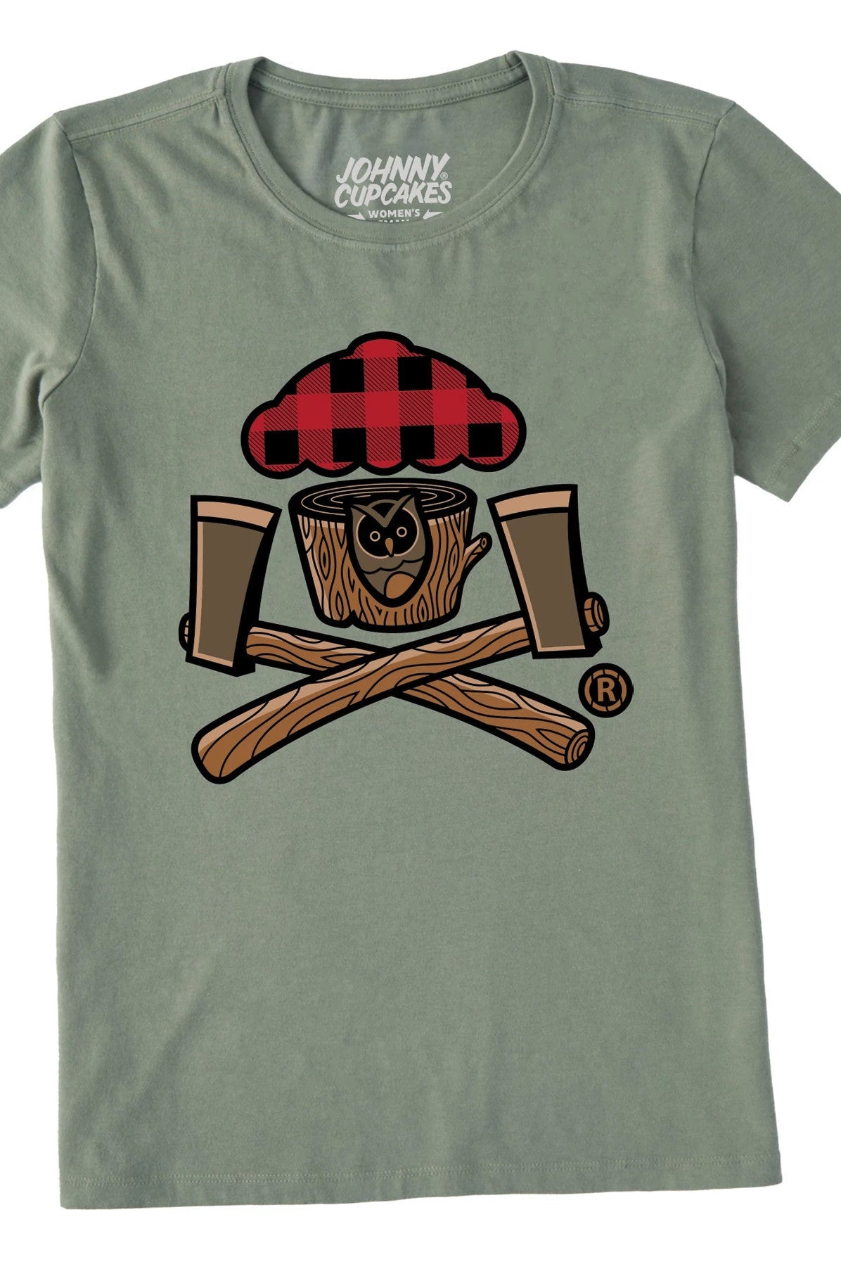 Women's Lumberjack Crossbones Short Sleeve Premium Tee