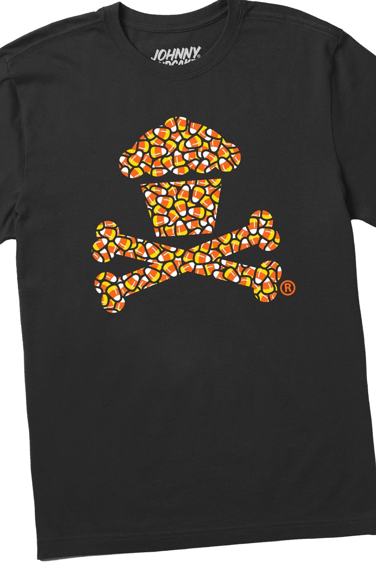 Men's Candy Corn Crossbones Short Sleeve Premium Tee