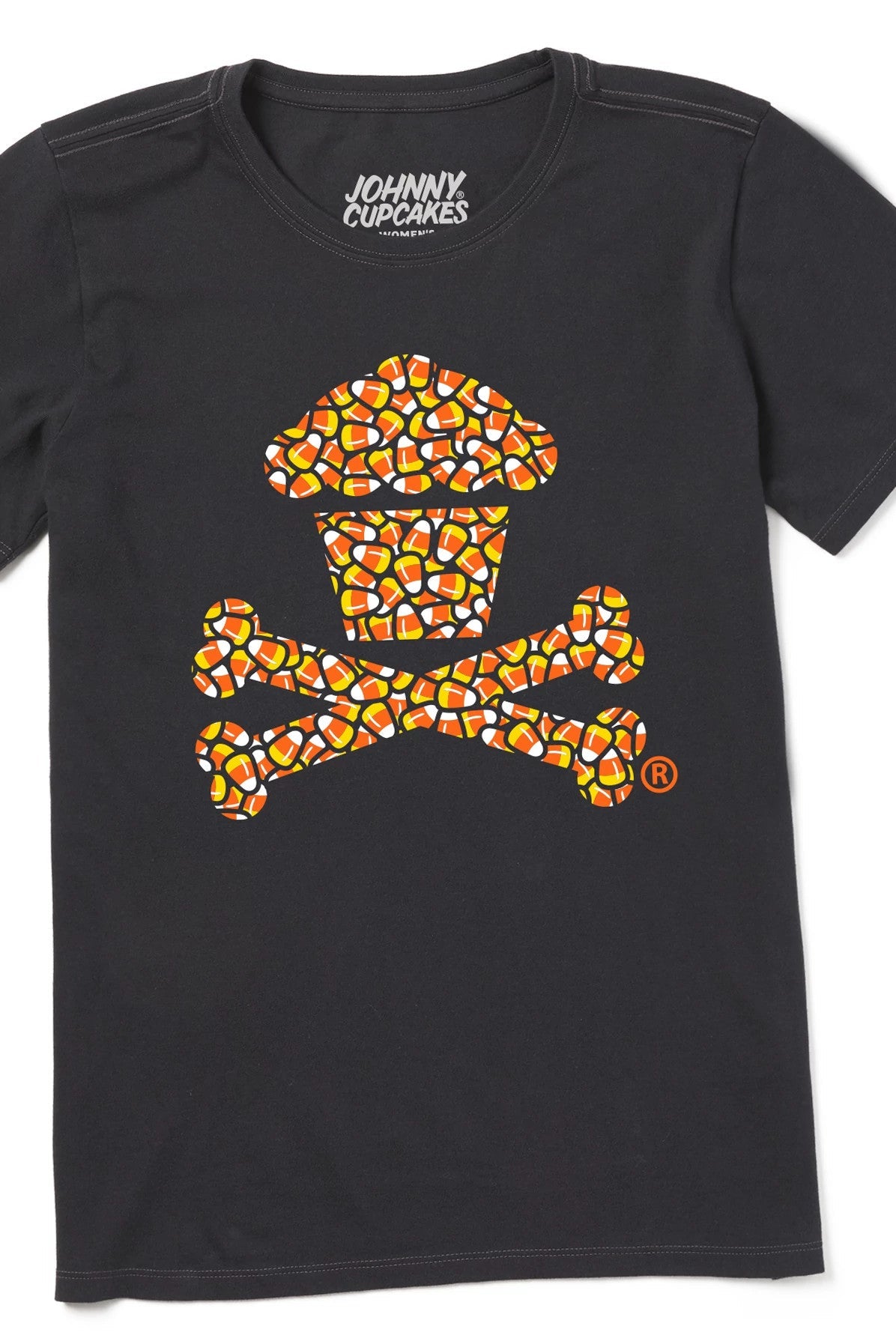 Women's Candy Corn Crossbones Short Sleeve Premium Tee