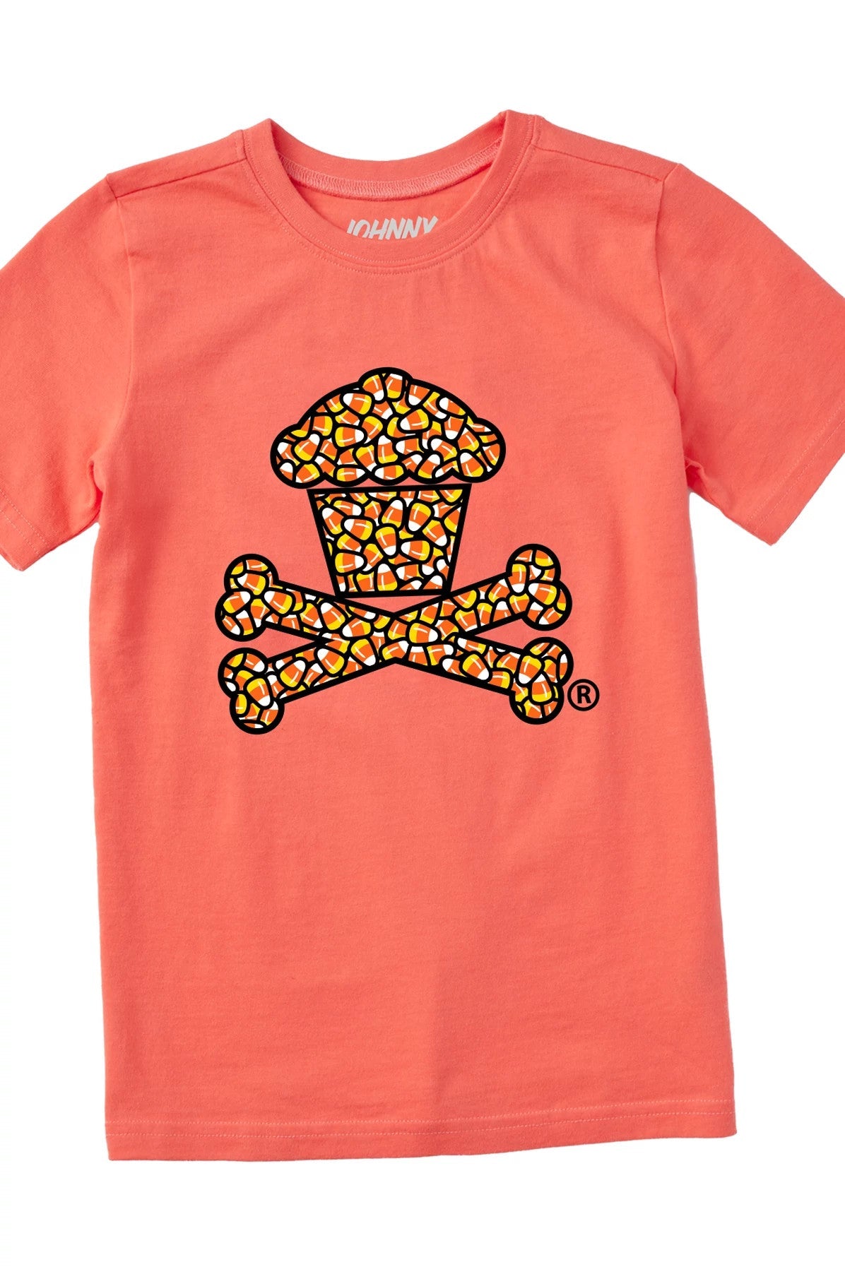 Kids Candy Corn Crossbones Short Sleeve Premium Tee