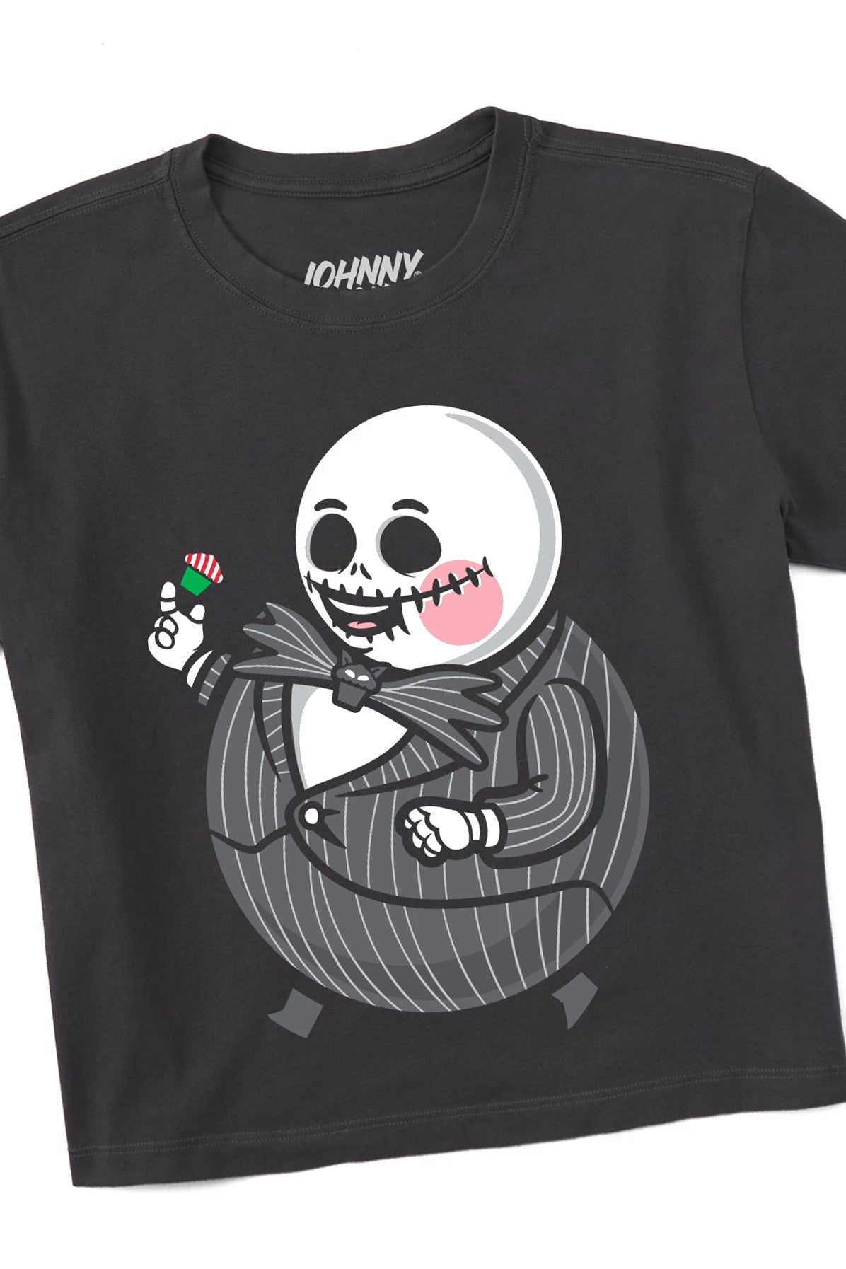 Women's Boxy Big Kid Skullington Short Sleeve Premium Tee