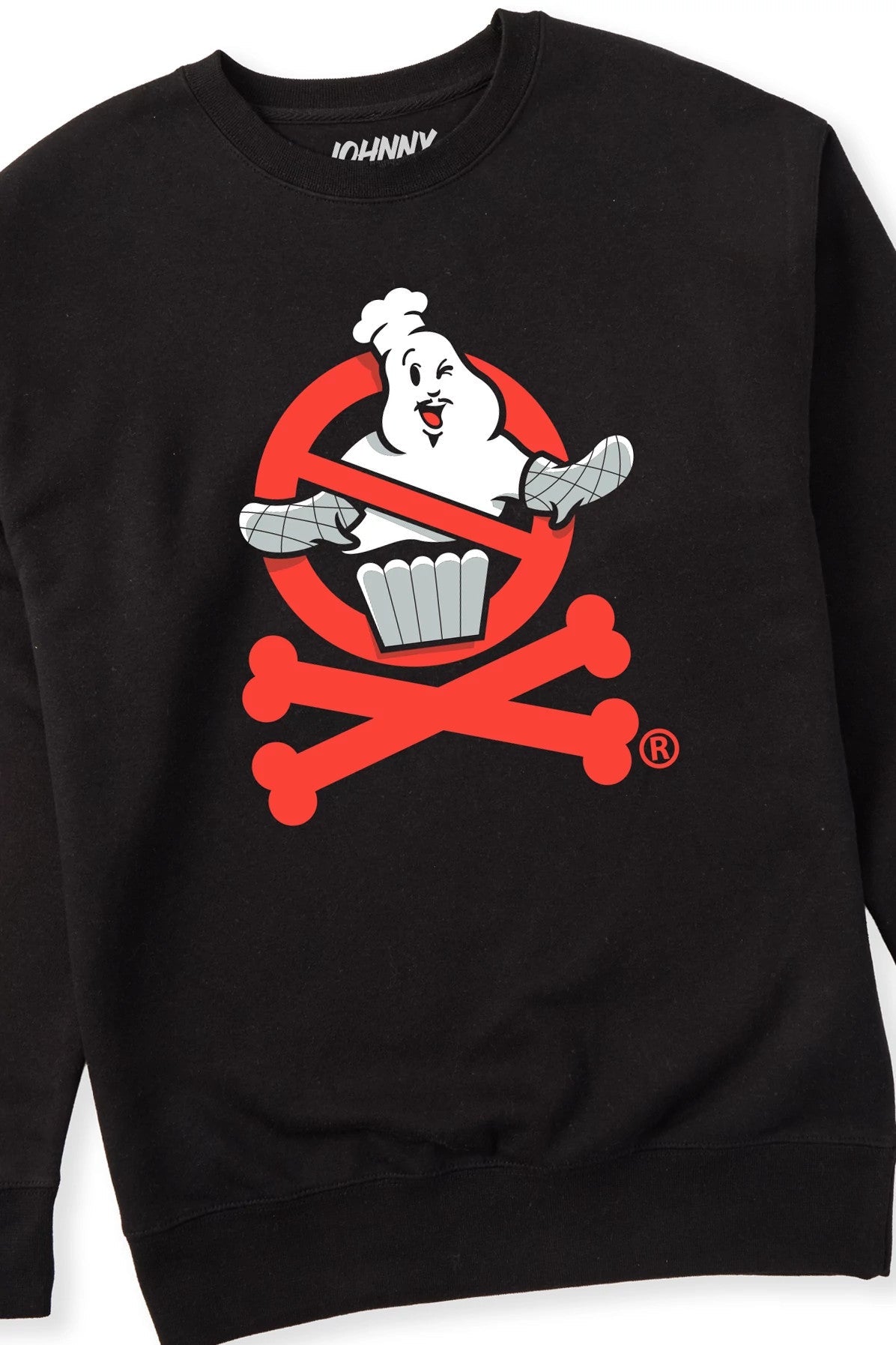 Adult Crewneck Sweatshirt - Ghostbakers Crossbones Crewneck