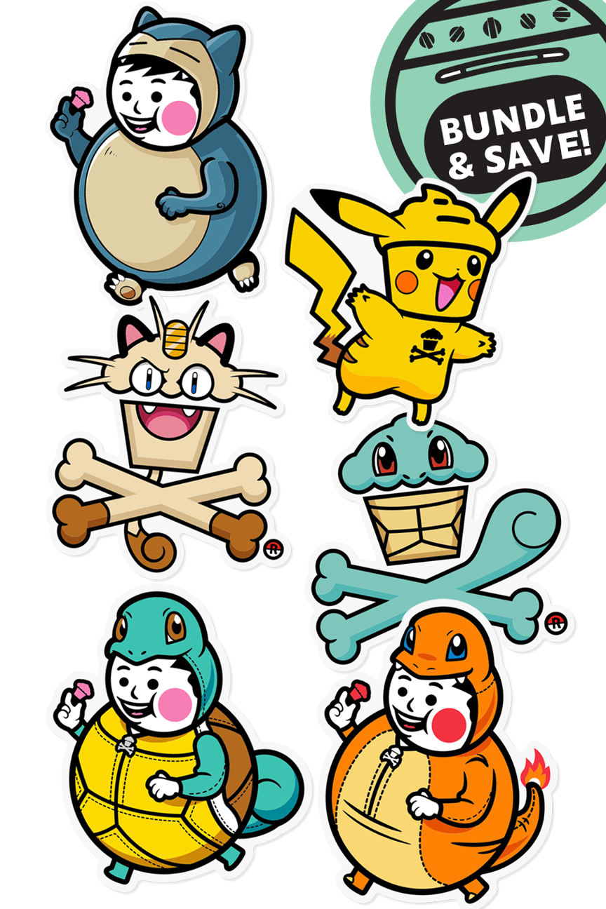 6 STICKER BUNDLE - Bake 'em All