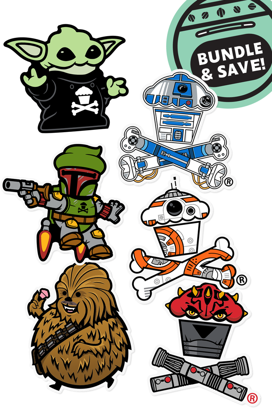 6 STICKER BUNDLE - Galaxy Goodies