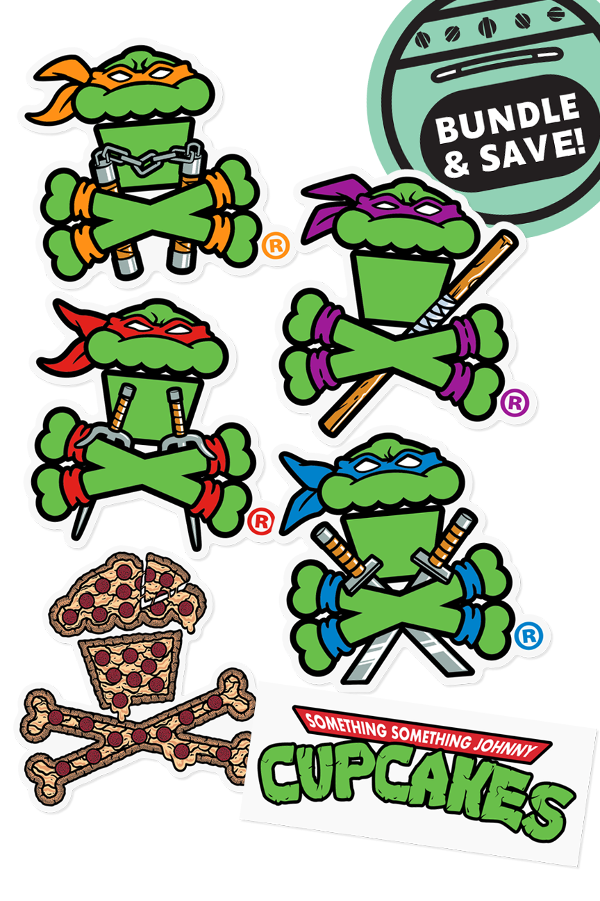 6 STICKER BUNDLE - Sewer Dwellers