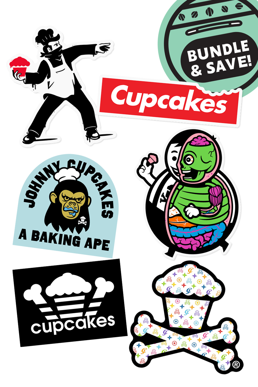6 STICKER BUNDLE - Str-EAT-wear
