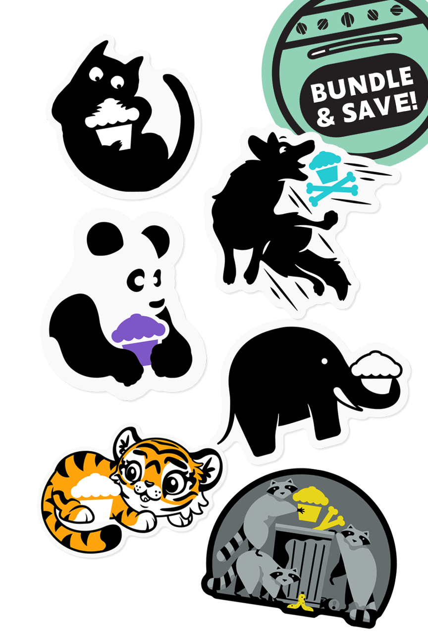 6 STICKER BUNDLE - Original Animal Essentials