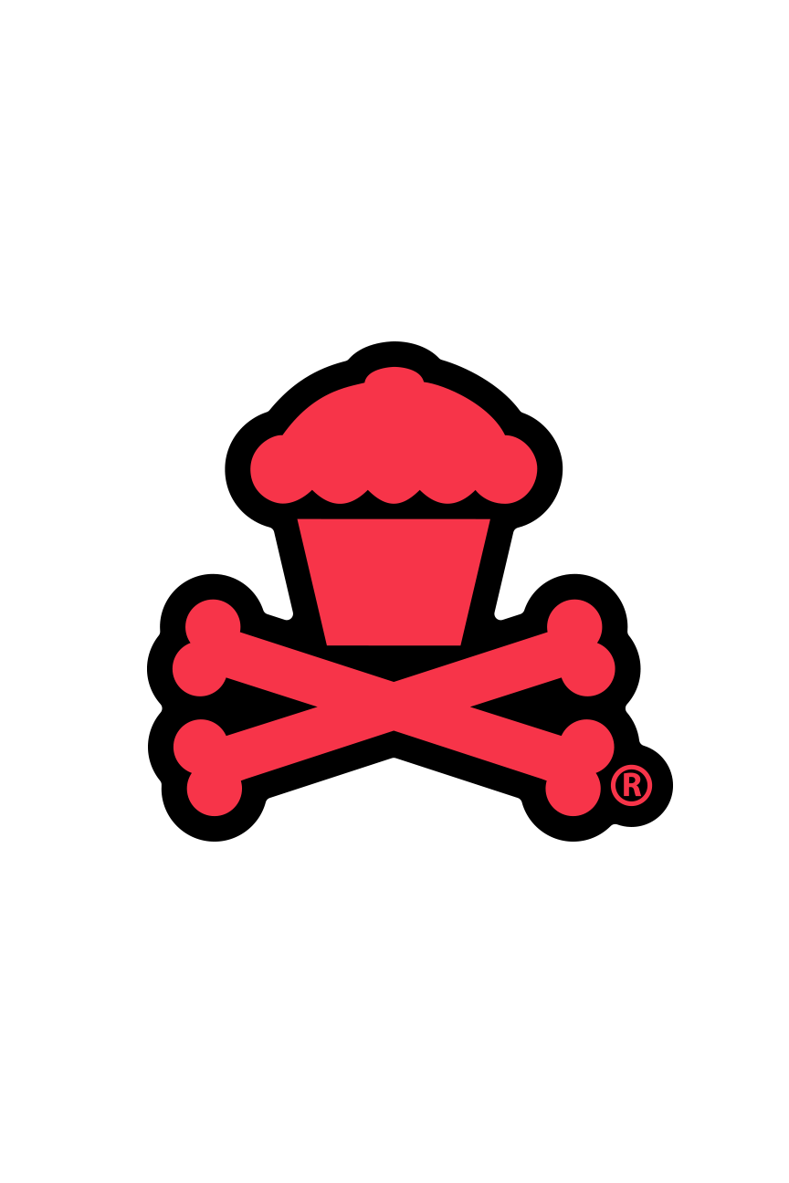 STICKER - Crossbones Colorway (Red)