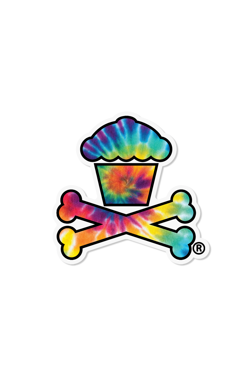 STICKER - Tie Dye Crossbones