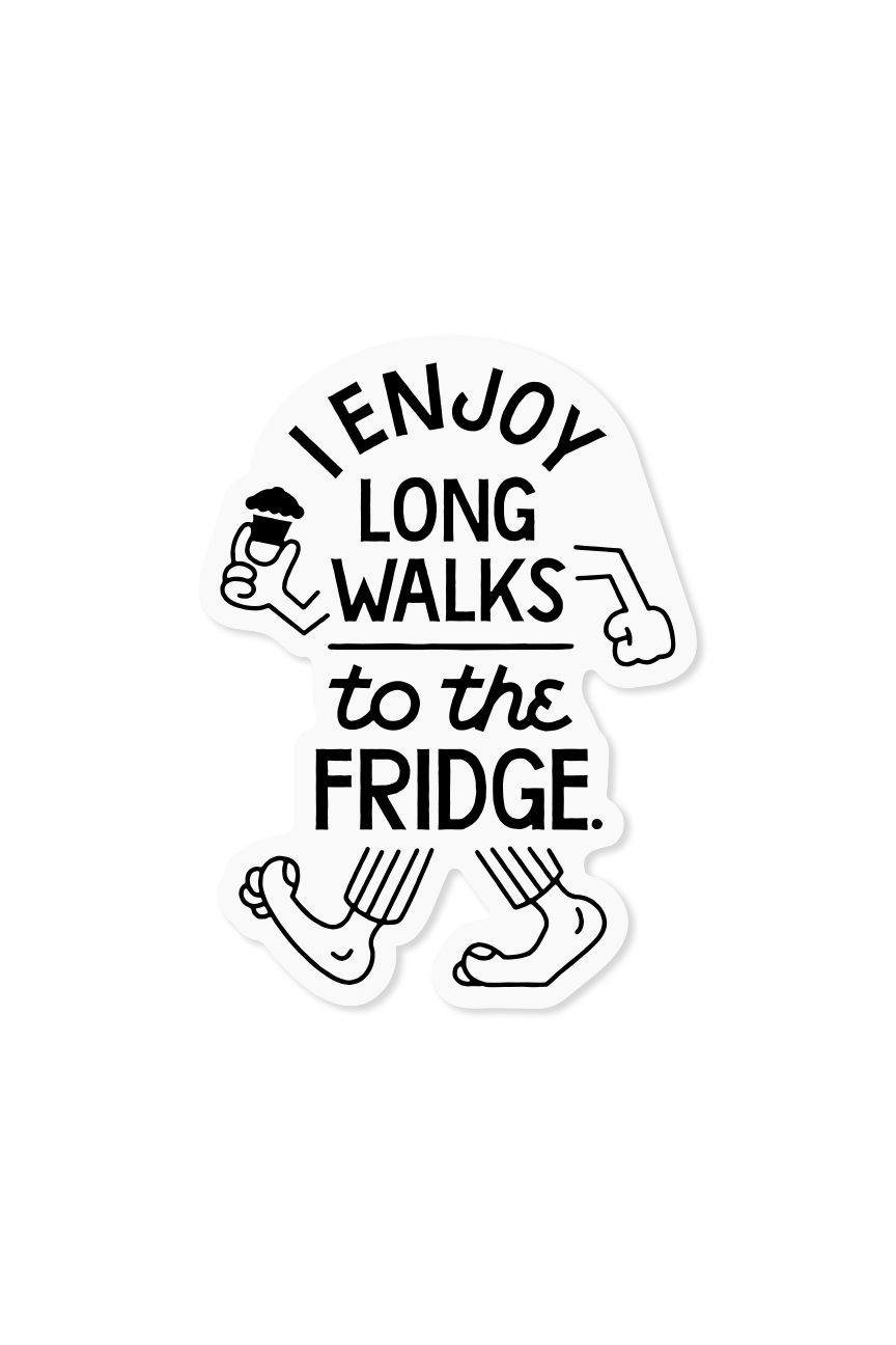 STICKER - Enjoy Long Walks