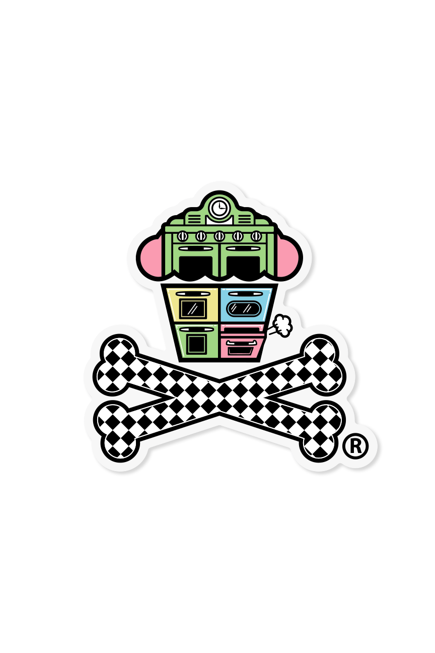 STICKER - Boston Ovens Crossbones