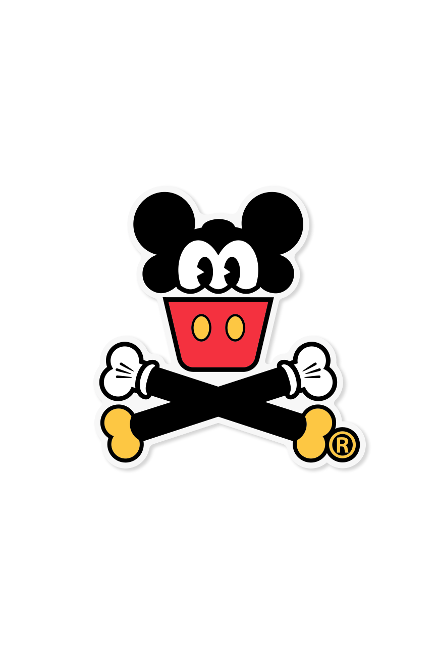 STICKER - Magical Mouse Crossbones