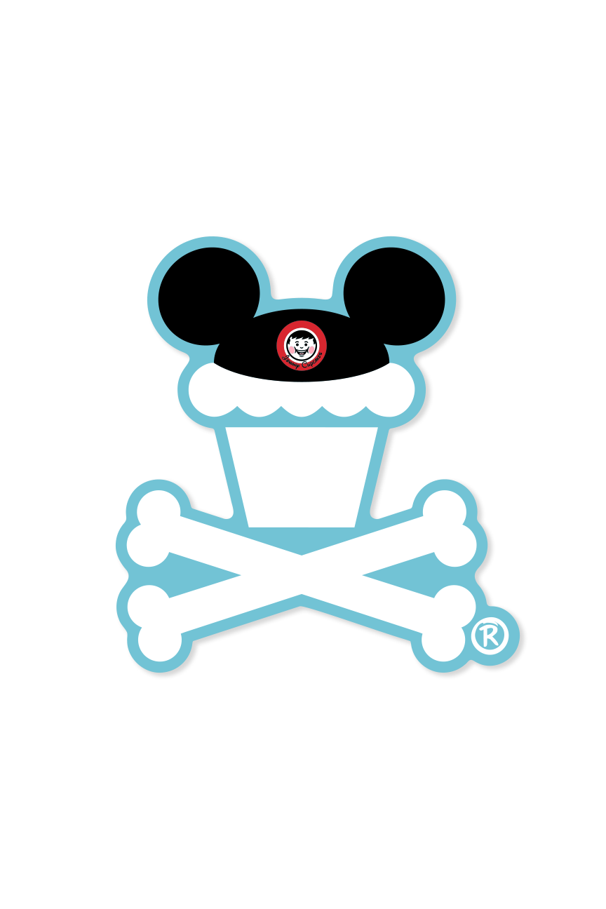 STICKER - Cupketeer Crossbones
