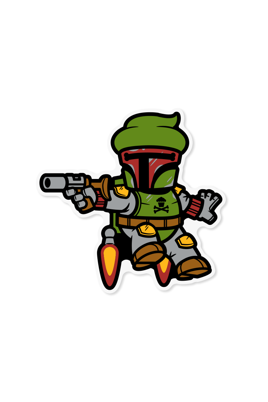 STICKER - Boba Fettuccine