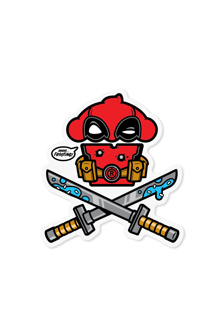 STICKER - Mercenary Crossbones