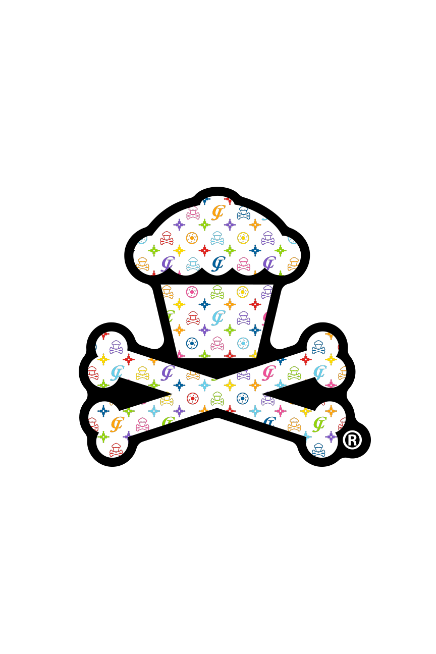 STICKER - Colorful Chewy Crouton Crossbones