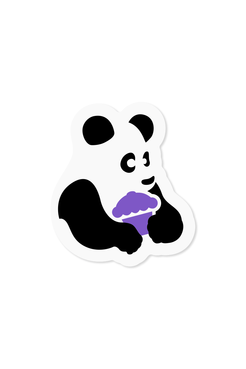 STICKER - Panda