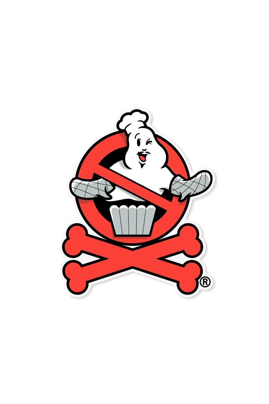 STICKER - Ghostbakers Crossbones