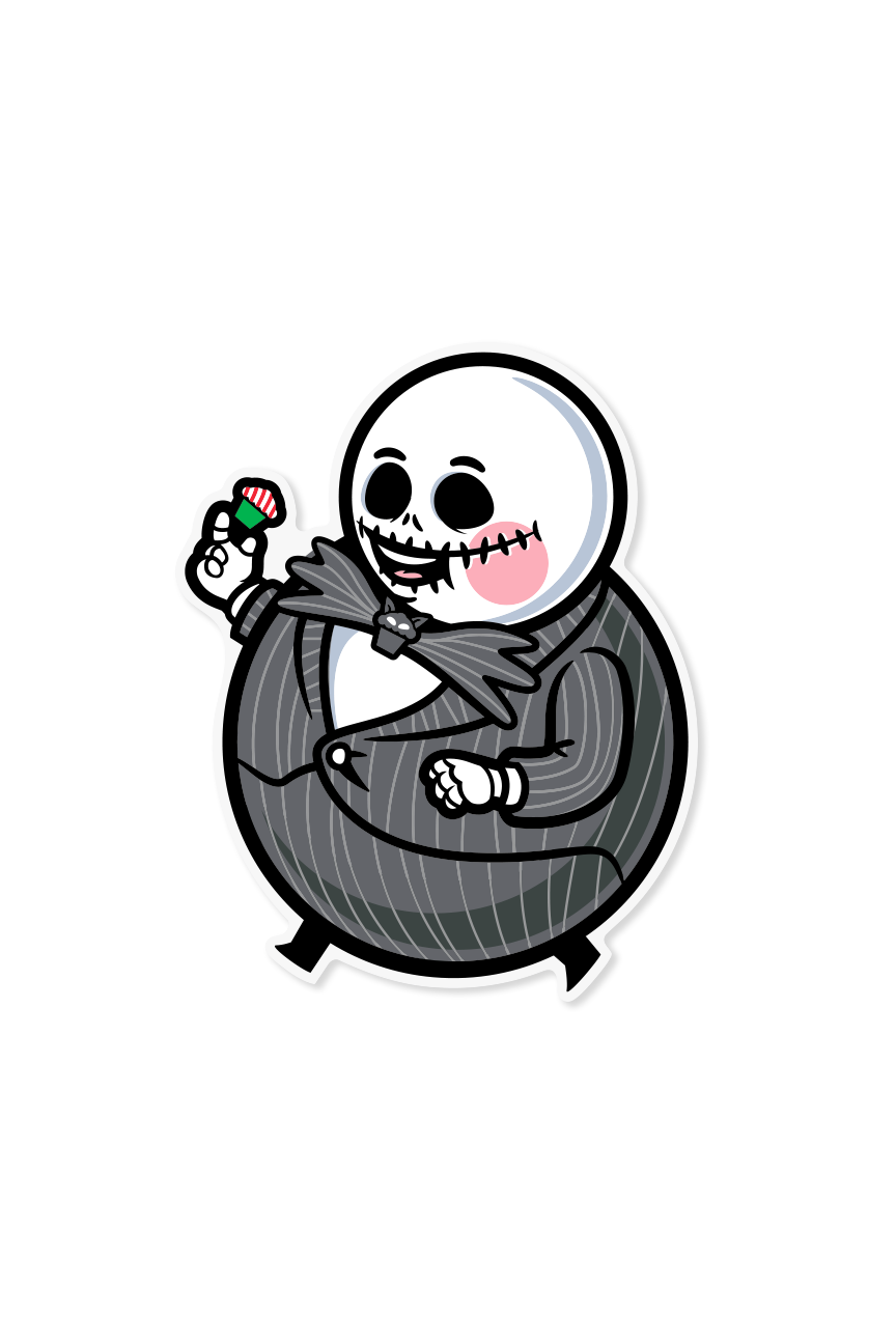 STICKER - Big Kid Skullington