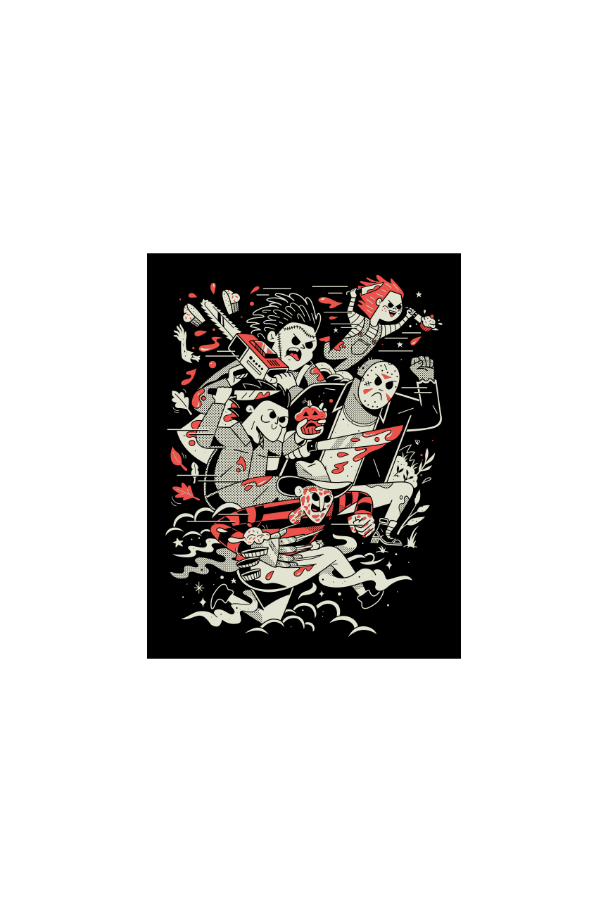 STICKER - Slasher Food Fight
