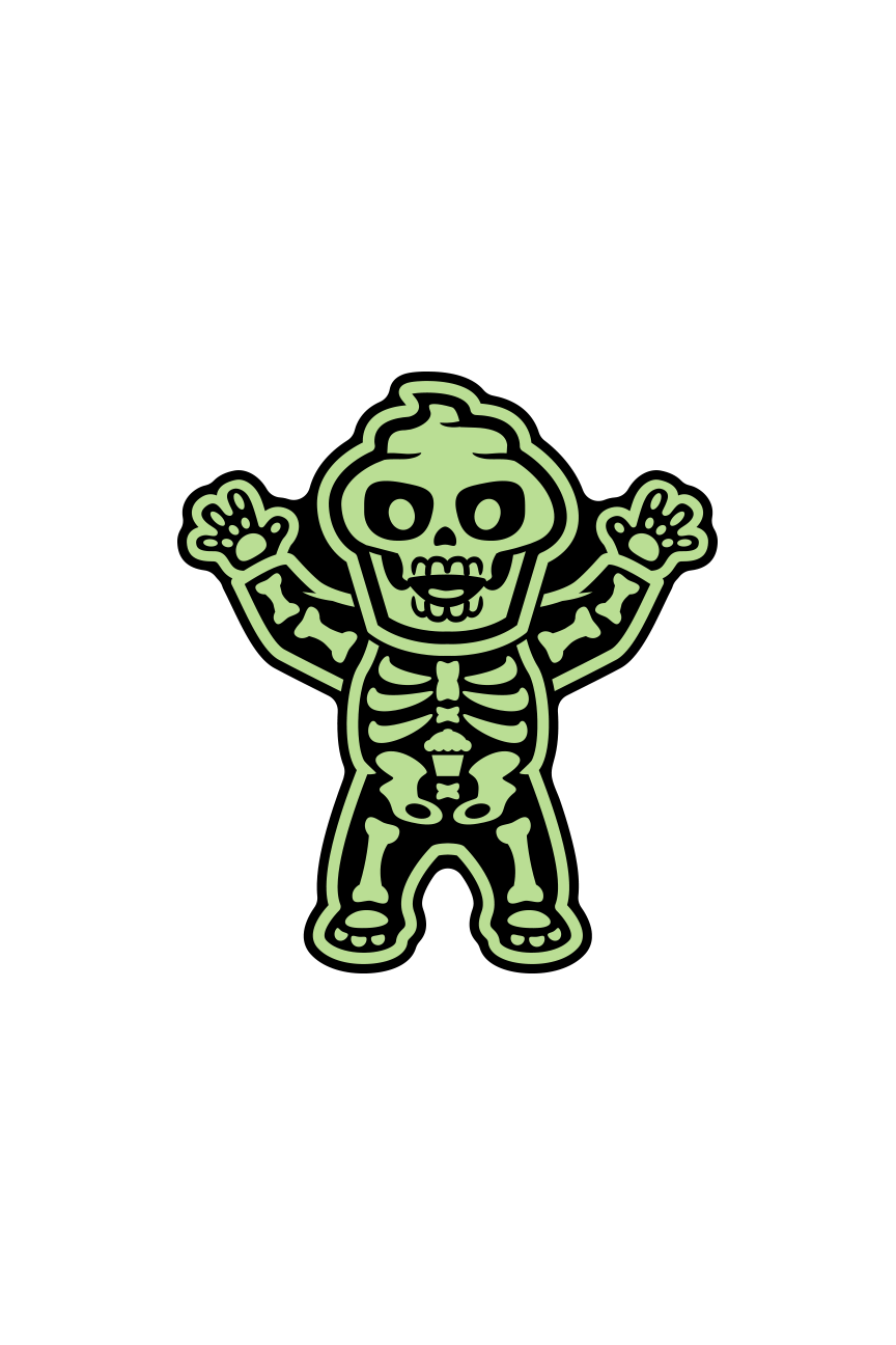 STICKER - Skeleton Man