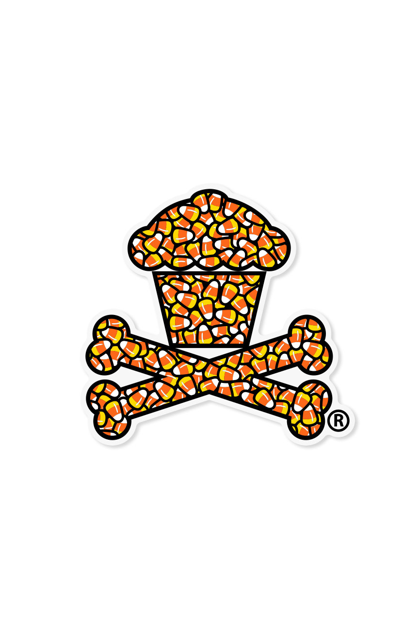 STICKER - Candy Corn Crossbones