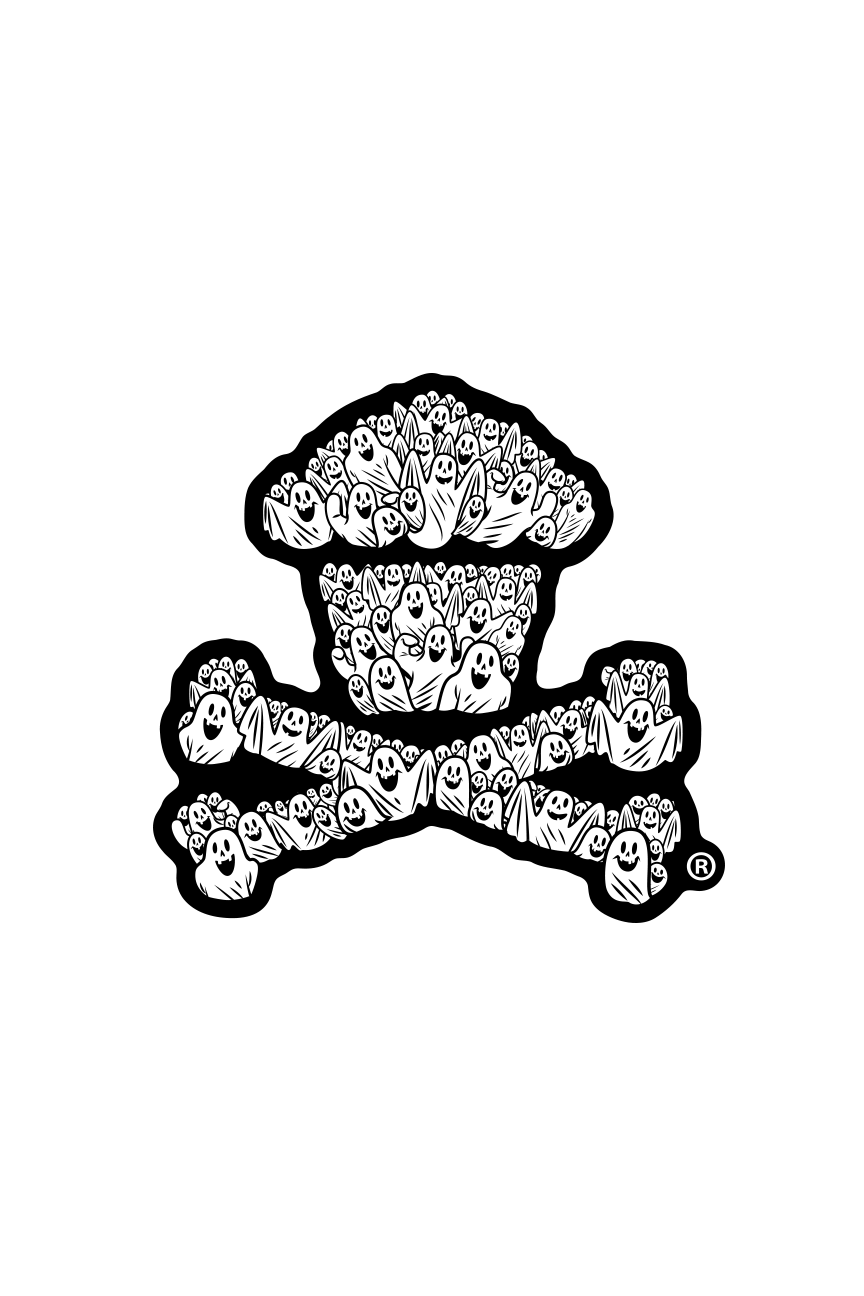 STICKER - Ghost Crossbones
