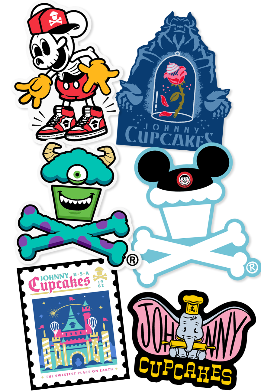 6 STICKER BUNDLE - Cupcakes Land