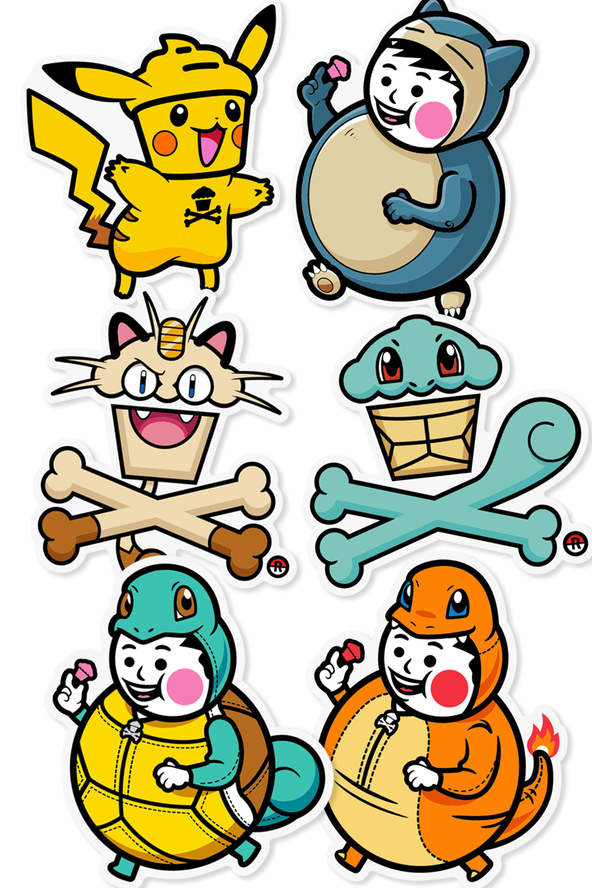 6 STICKER BUNDLE - Bake 'em All