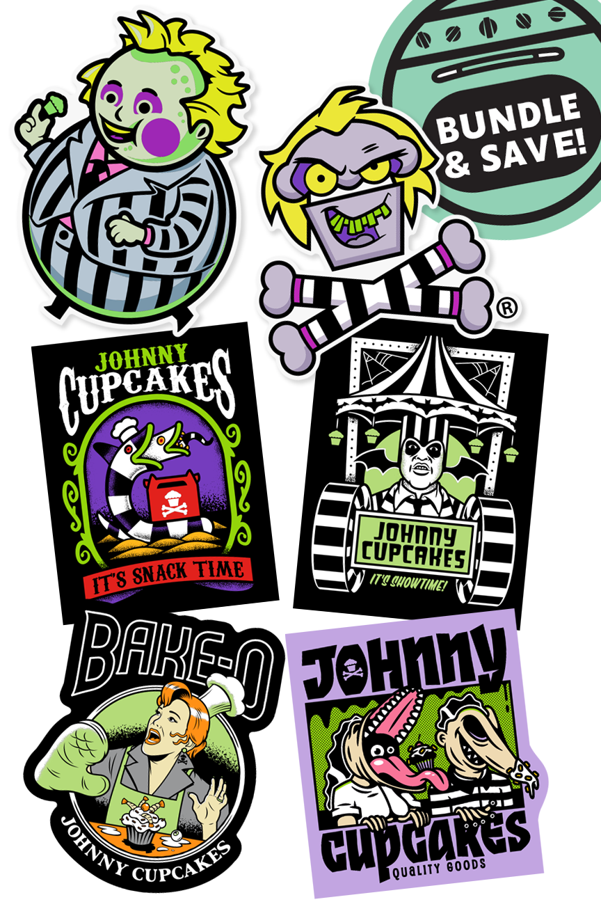 6 STICKER BUNDLE - Beetle Bakes