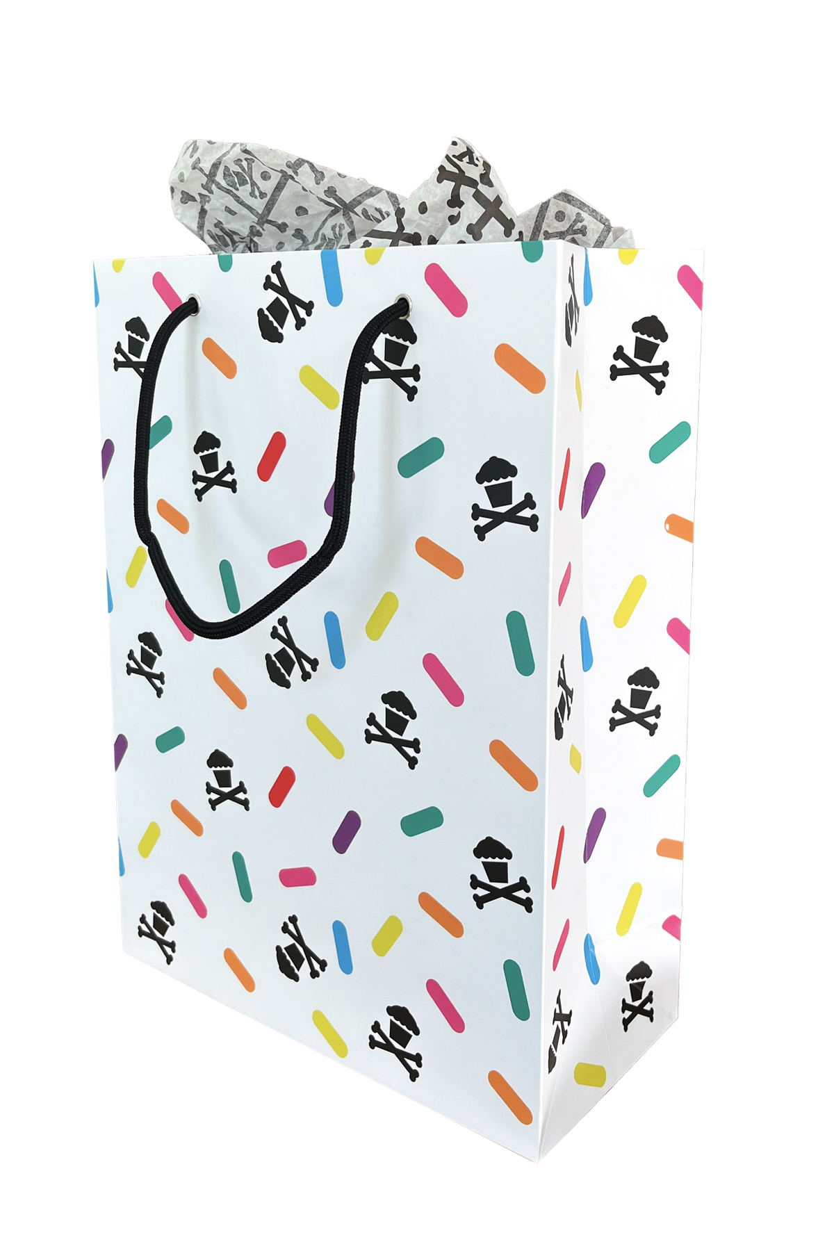 Gift Bag - White Sprinkles