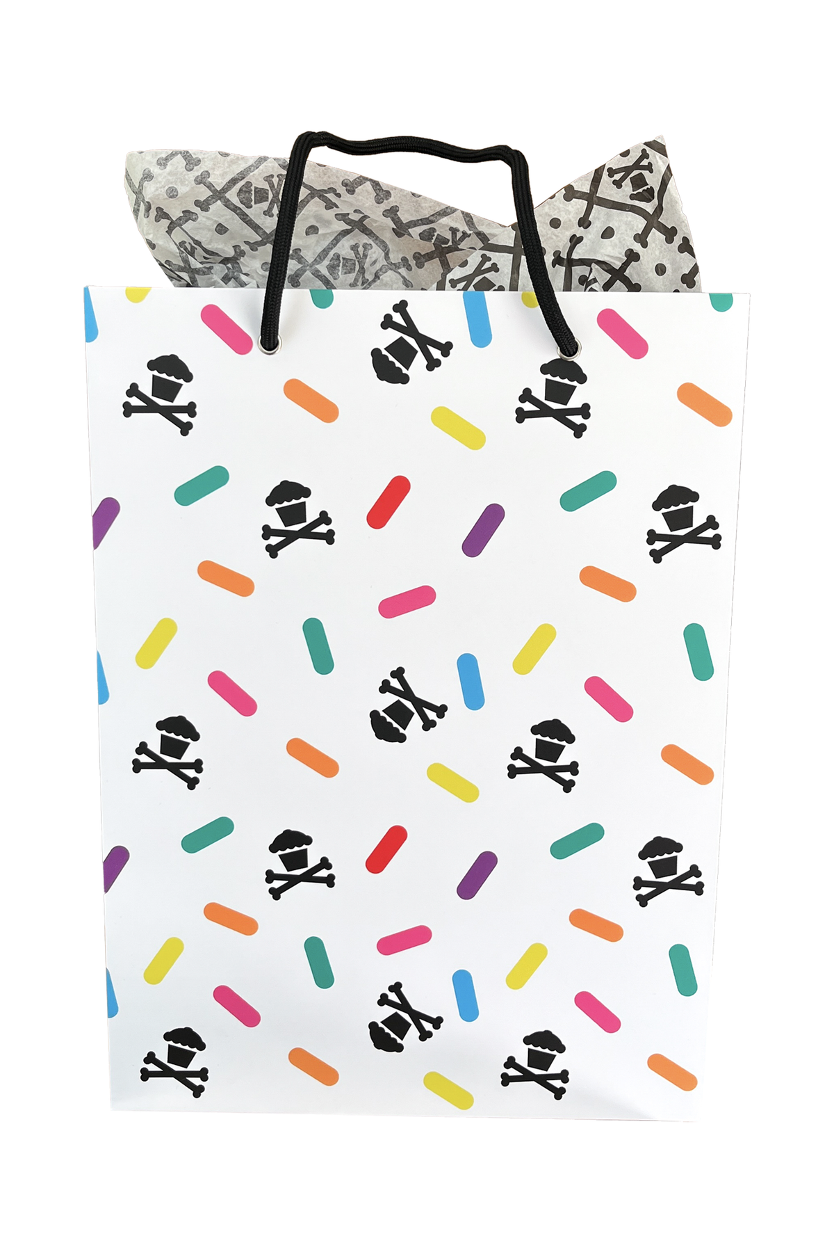 Gift Bag - White Sprinkles