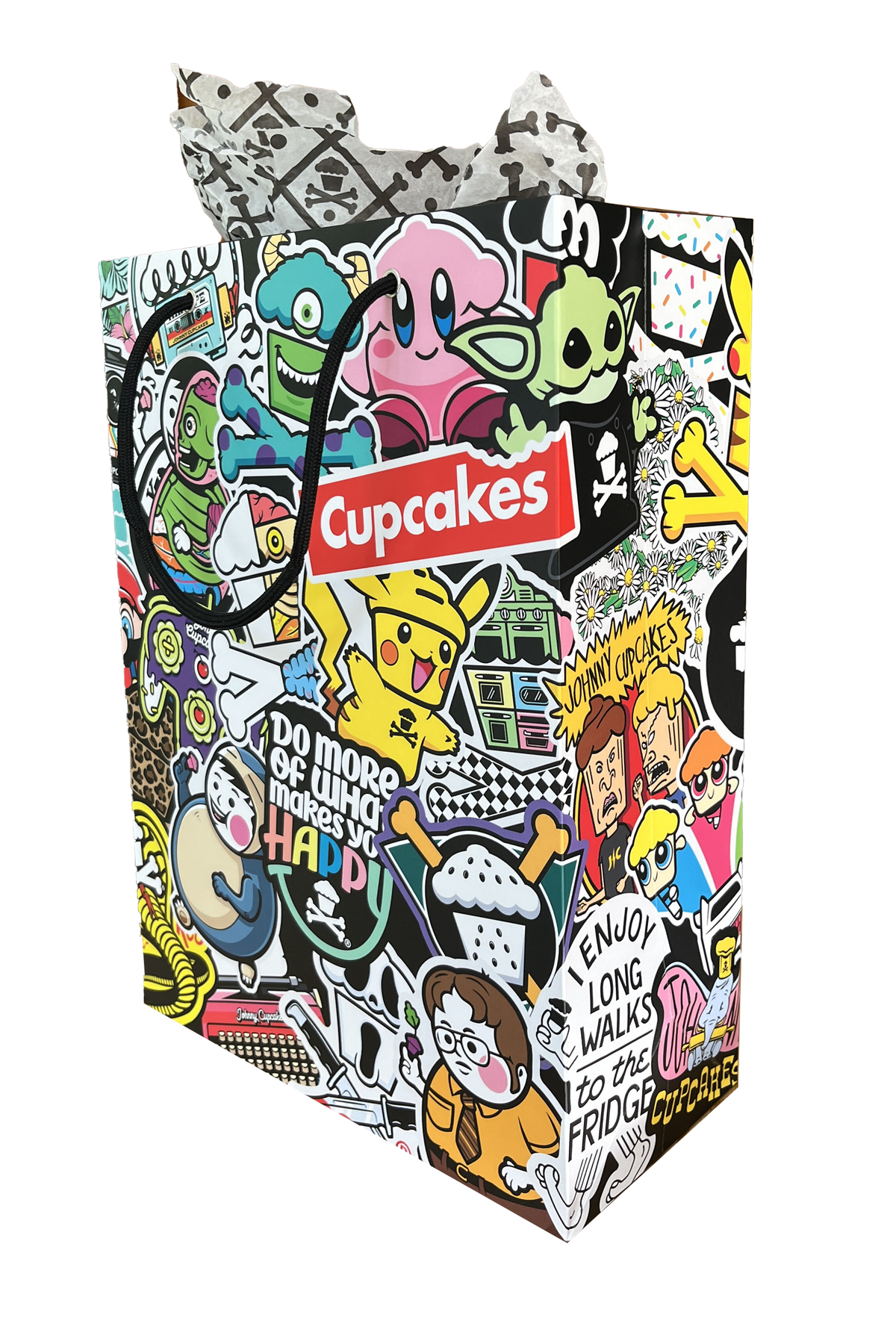 Gift Bag - All Over Stickers